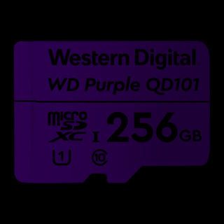 Western Digital WD Purple 256GB microSDXC Class 10 U1 Memory Card