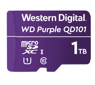 Western Digital WD Purple 1TB MicroSDXC Card 24/7 for Surveillance IP Cameras mDVRs NVR Dash Cams Drones