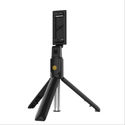 Konsalz Selfie Stick 3-in-1 with Detachable Bluetooth Remote, Foldable Tripod Stand and Mobile Holder, Lightweight, Travel-Friendly, Black - Konsalz