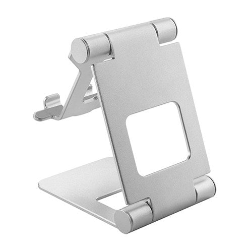 Brateck Aluminium Foldable Stand Holder for Phones and Tablets- Silver
