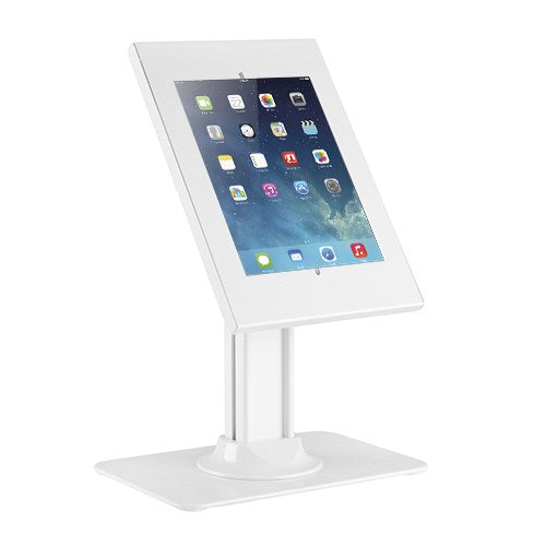 Brateck Anti-theft Countertop Tablet Kiosk Stand for 9.7'/10.2' Ipad, 10.5' Ipad Air/Ipad Pro, 10.1' Sansung Galaxy TAB A (2019)- White